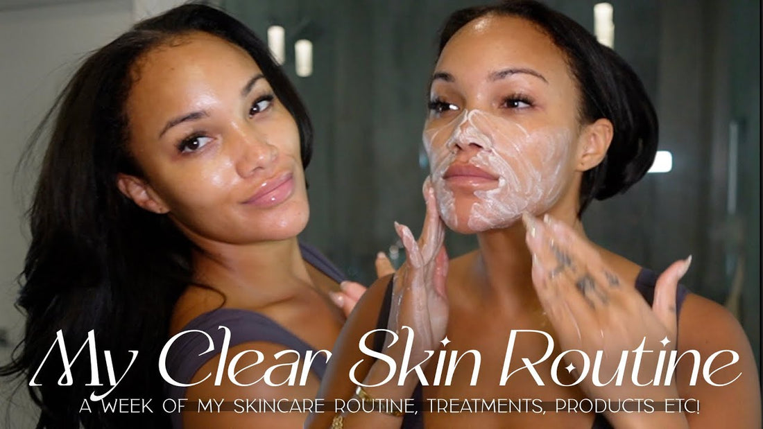 A WEEK IN MY SKINCARE! ALL TREATMENTS + PRODUCTS