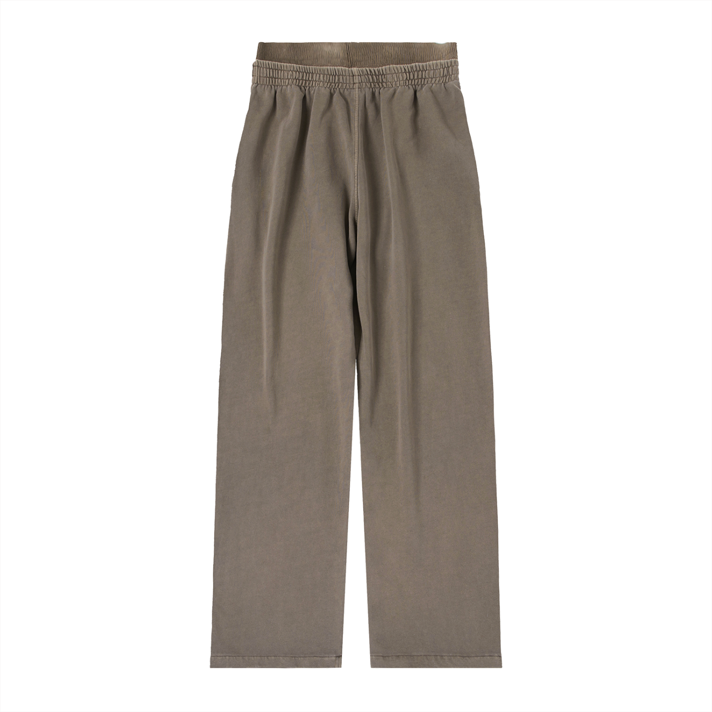 ODMPOD vintage washed waist sweat pants with relaxed fit and casual style, shown in a front view on a white background.