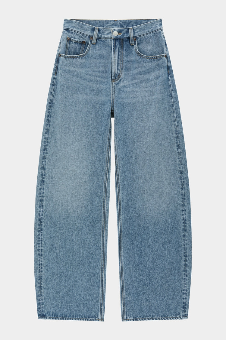 Hey Joanie Slope Curve Jeans HJ039 featuring high-rise fit, classic denim, and a relaxed straight-leg style.