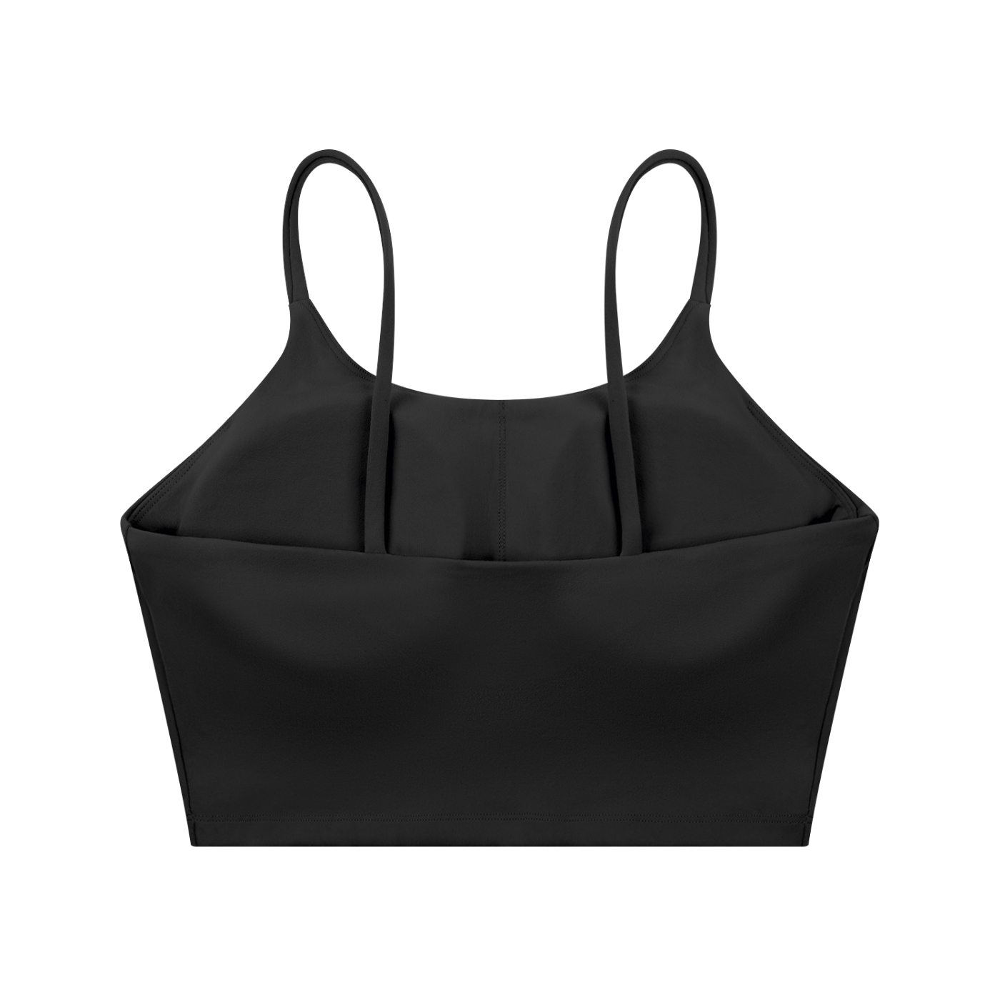 ODMPOD spaghetti strap yoga sports bra with thin straps and supportive fit, ideal for active wear and workout sessions.