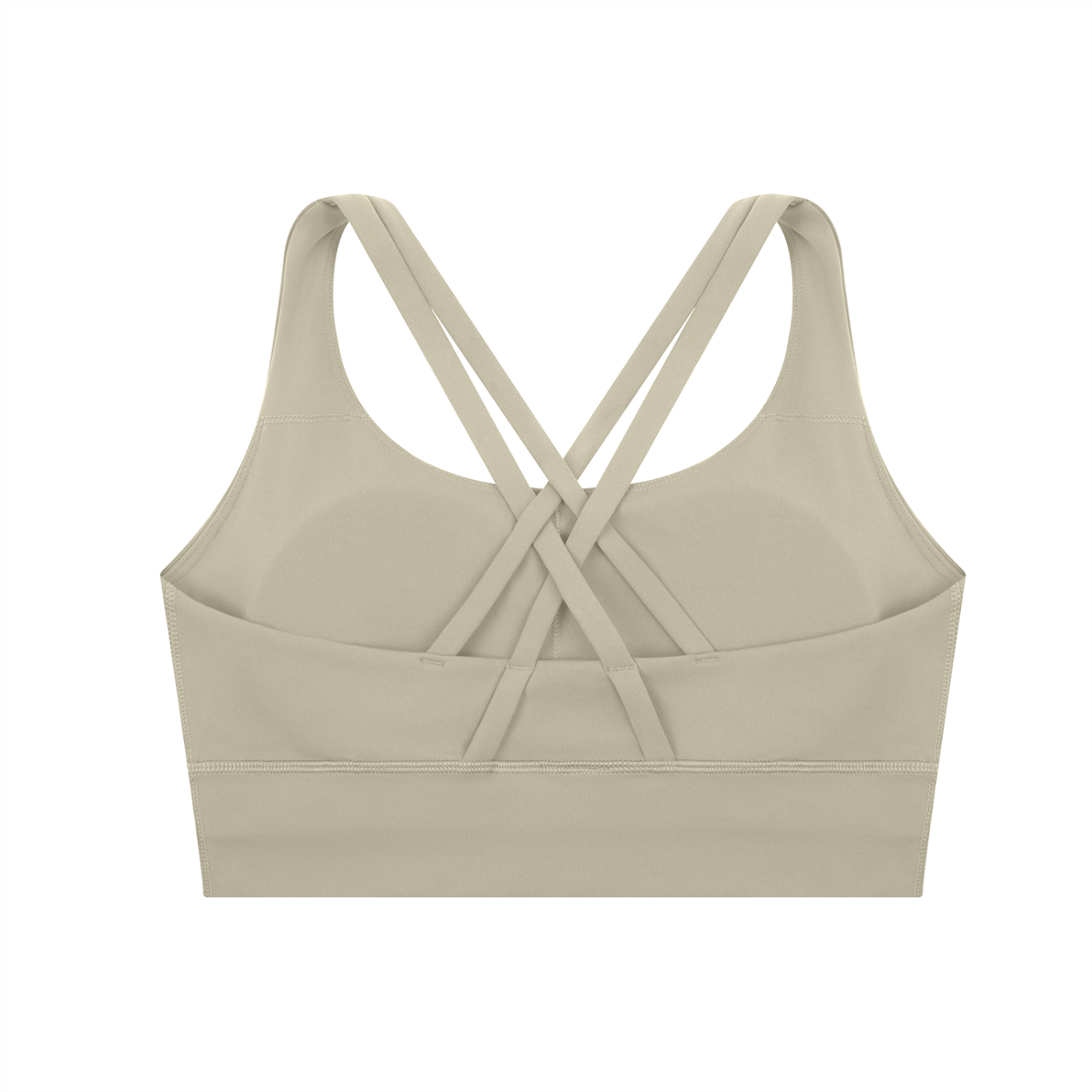 ODMPOD strappy criss-cross sports bra with adjustable straps, black fabric, designed for active workouts and athletic support.