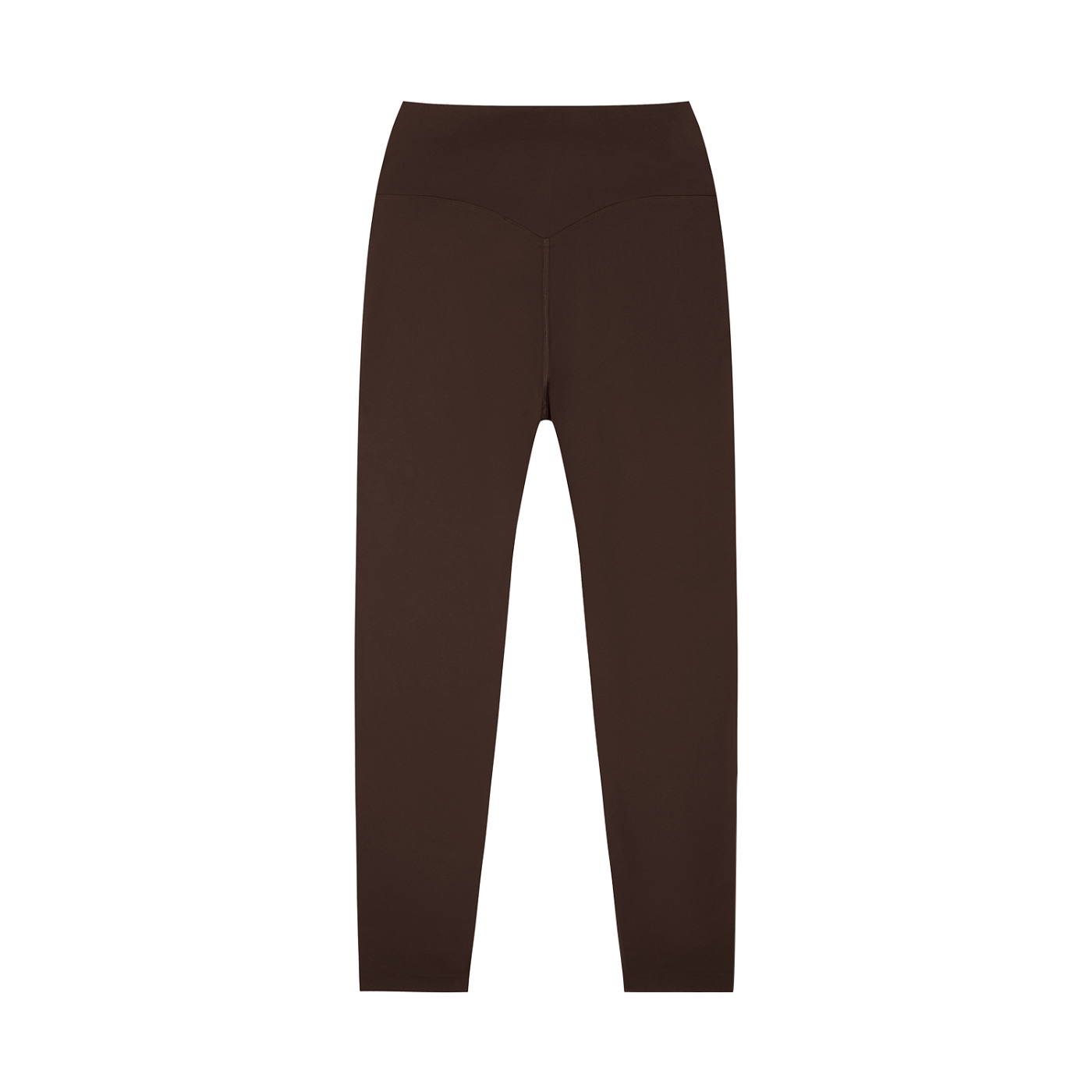 ODMPOD high-waisted yoga leggings shown on a model, featuring a snug fit and stretchy fabric for comfortable movement.
