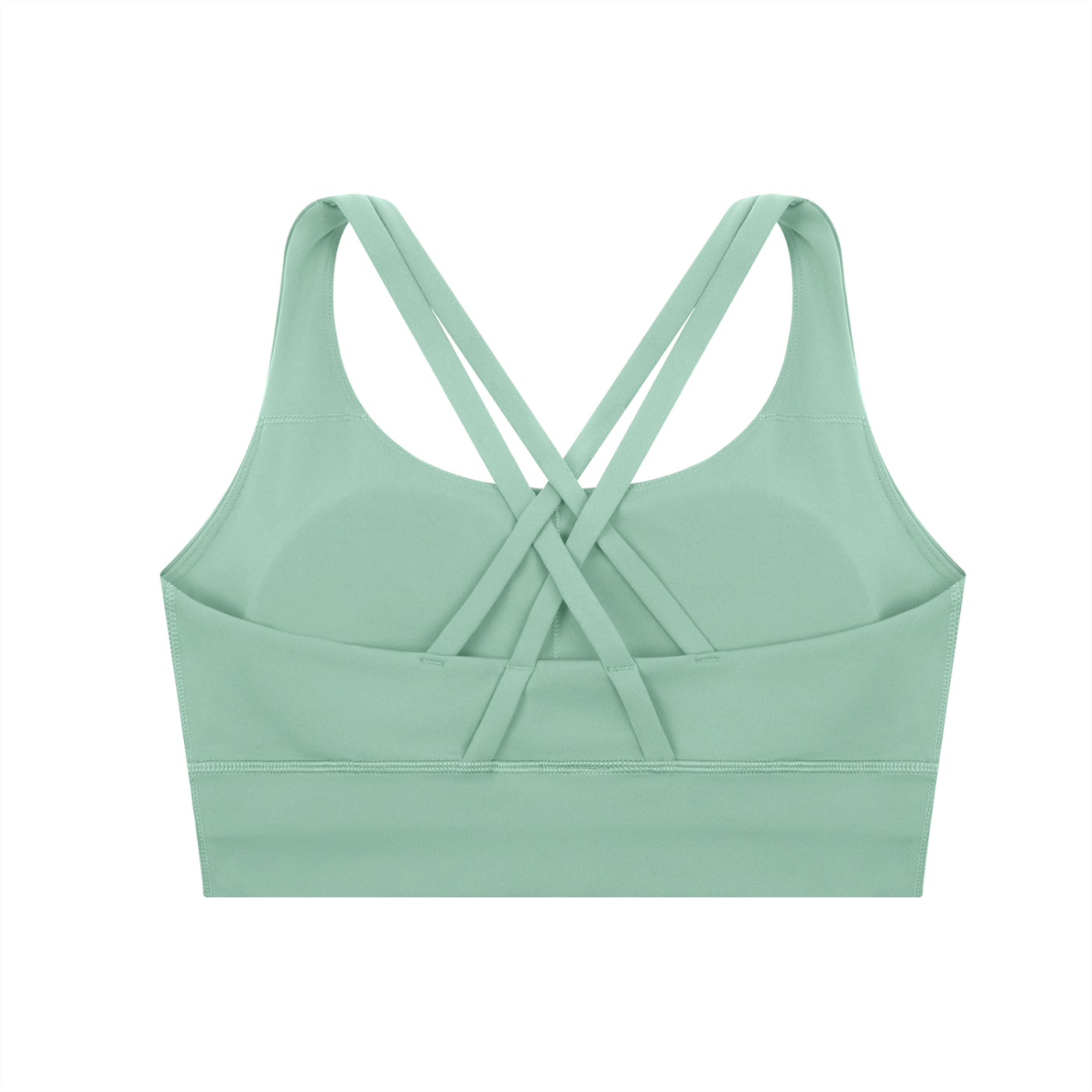 ODMPOD Strappy Criss-Cross Sports Bra with stylish design and supportive fit, shown on a mannequin.
