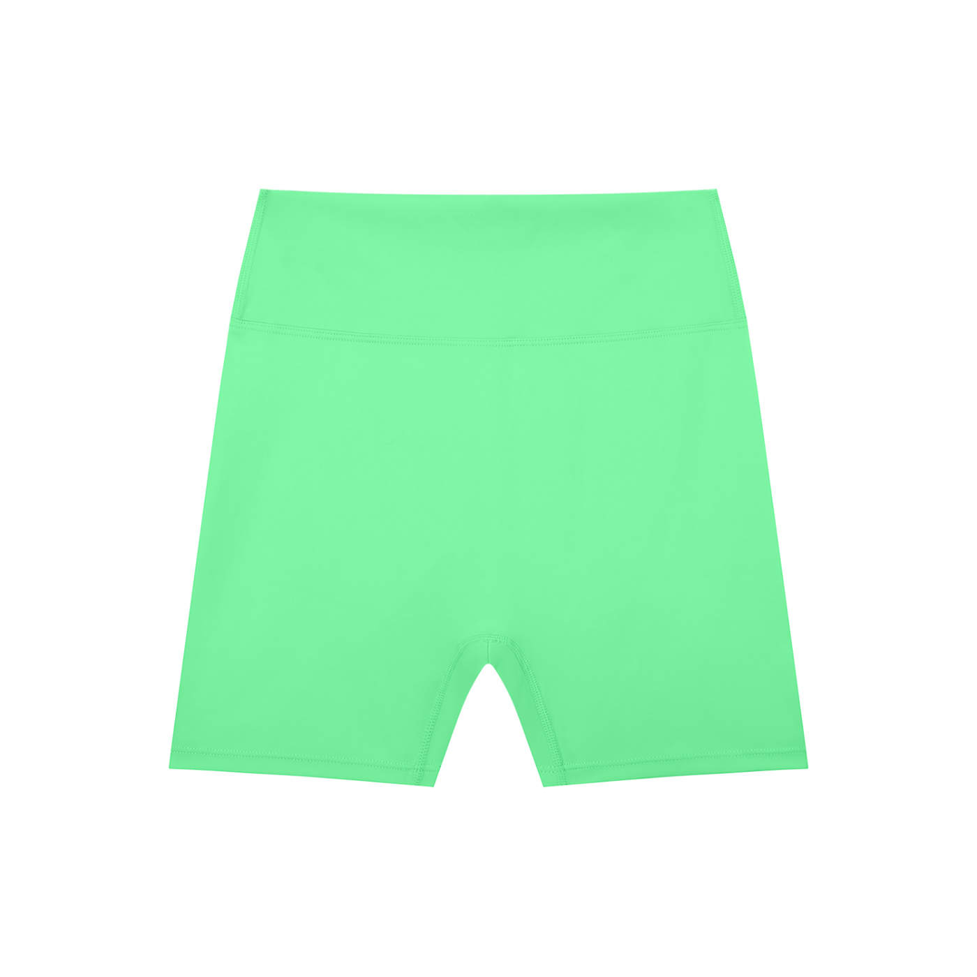 ODMPOD high-waisted blend biker shorts shown flat, with stretchy fabric and secure waistband for active and casual wear.