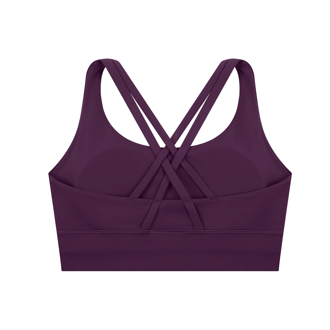 ODMPOD strappy criss-cross sports bra with adjustable straps and supportive design, ideal for workout and active wear.