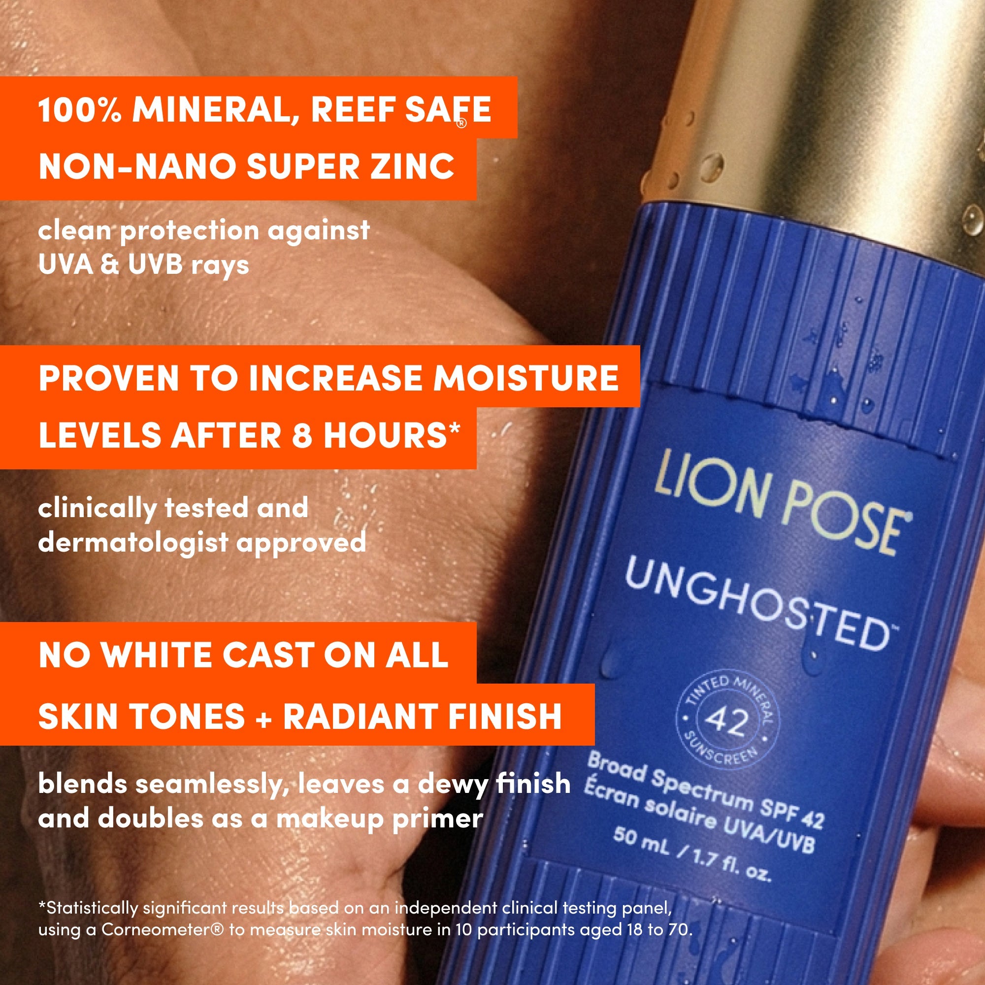 Lion Pose Compound SkinInterest skincare set featuring AHA, barrier repair, and SPF products in a compact bundle.