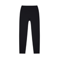 ODMPOD high-waisted yoga leggings in black, showing stretch fit and comfortable waistband for active wear.
