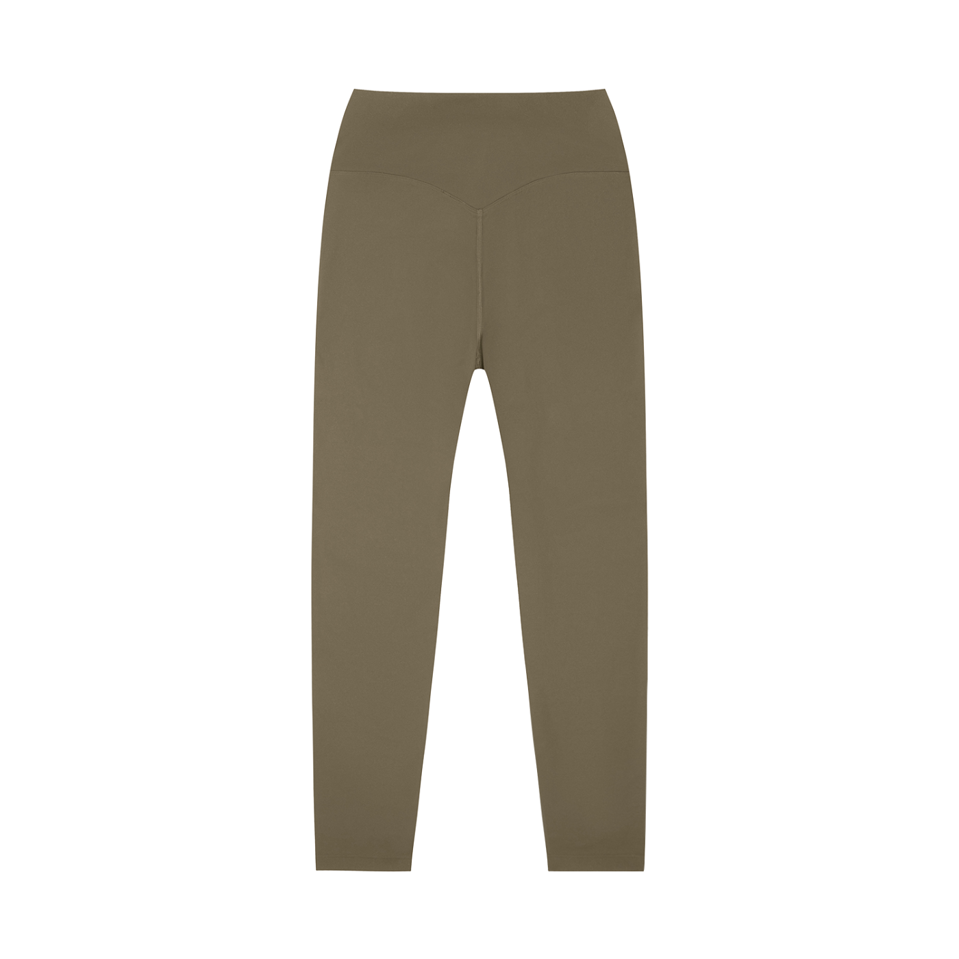 ODMPOD high-waisted yoga leggings displayed on a model, showcasing a snug fit and comfortable stretch for active wear.