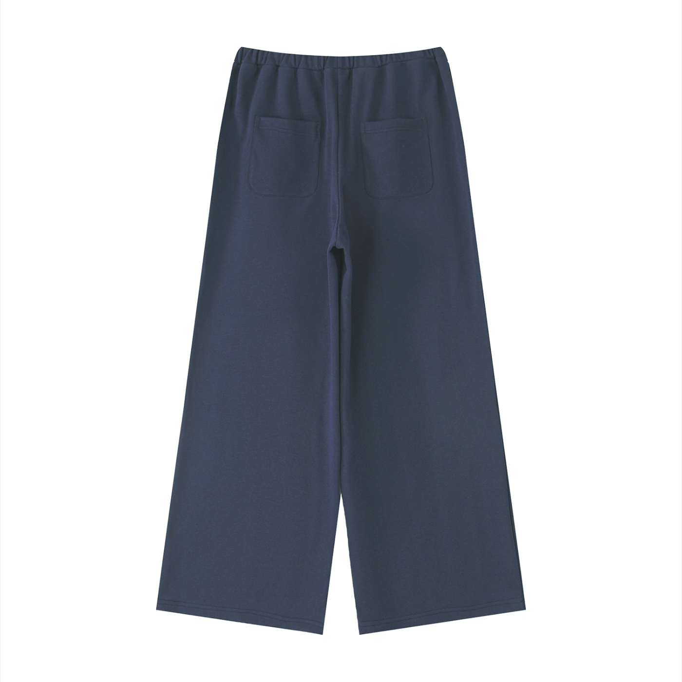 ODMPOD wide leg sweatpants shown in soft fabric with a relaxed fit and elastic waistband, ideal for comfortable casual wear.