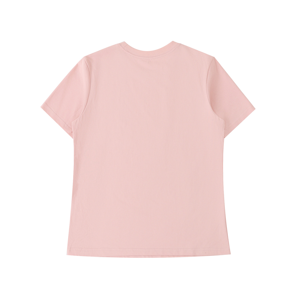 ODMPOD Essential Standard Shoulder T-Shirt in classic fit, featuring a simple crew neck and short sleeves, displayed flat.