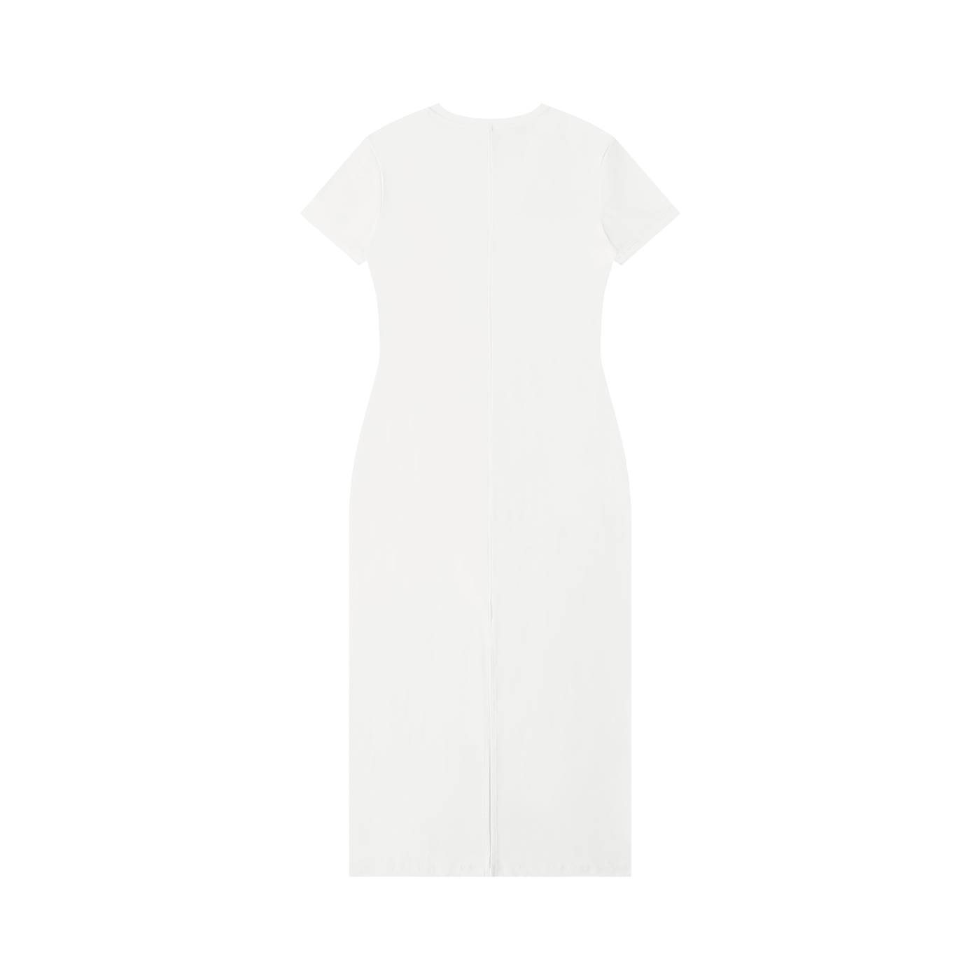 ODMPOD V-neck short sleeve maxi dress shown in a flowing, elegant design with a fitted waist and soft fabric.