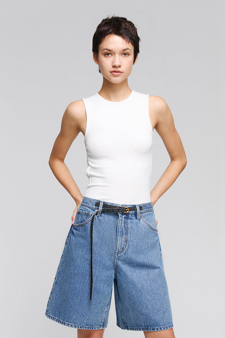 Hey Joanie Easy Rider Bermuda Shorts in a casual, lightweight fabric with a relaxed fit and adjustable waistband.