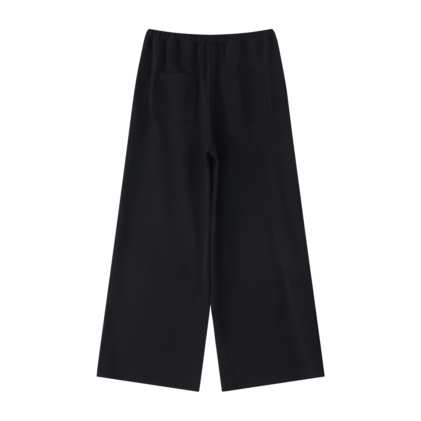 ODMPOD wide leg sweatpants shown in soft fabric, featuring a relaxed fit and elastic waistband for comfort and casual style.