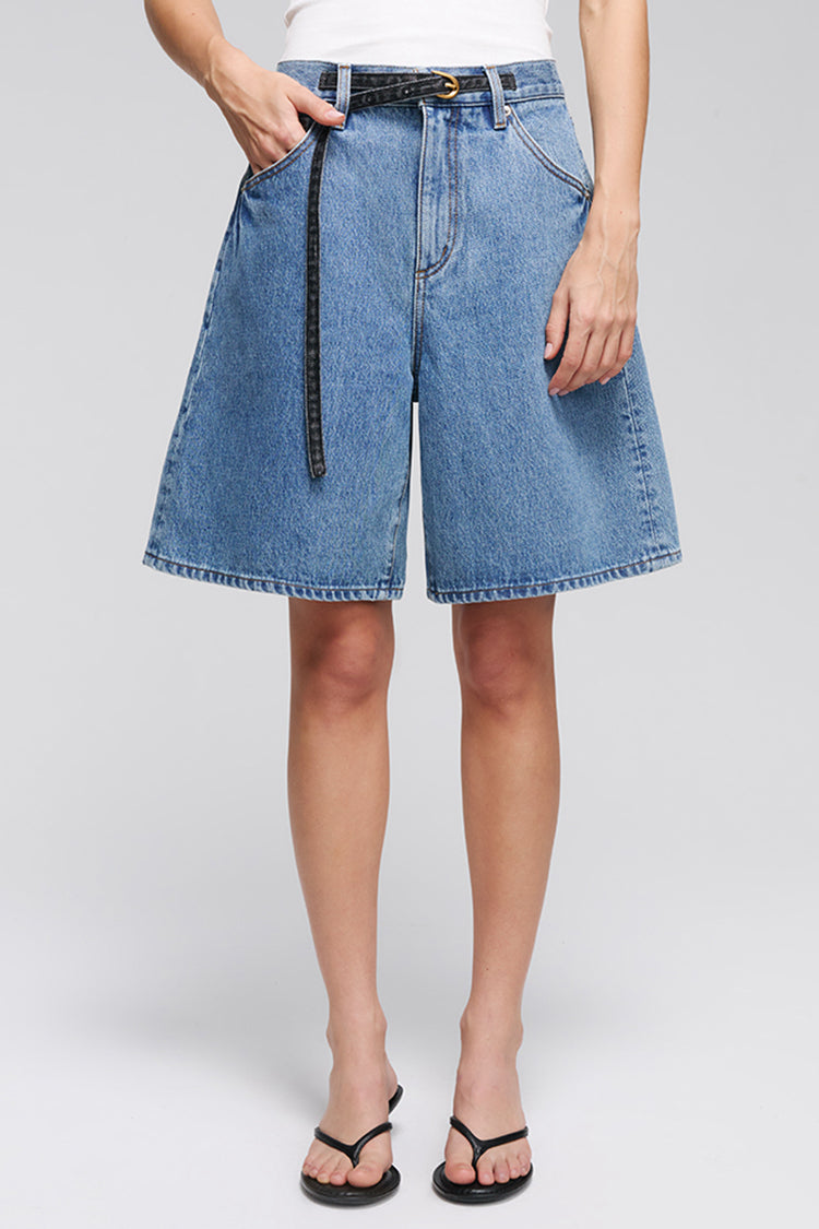 Hey Joanie Easy Rider Bermuda Shorts in vibrant colors, casual fit with rolled cuffs and relaxed style.