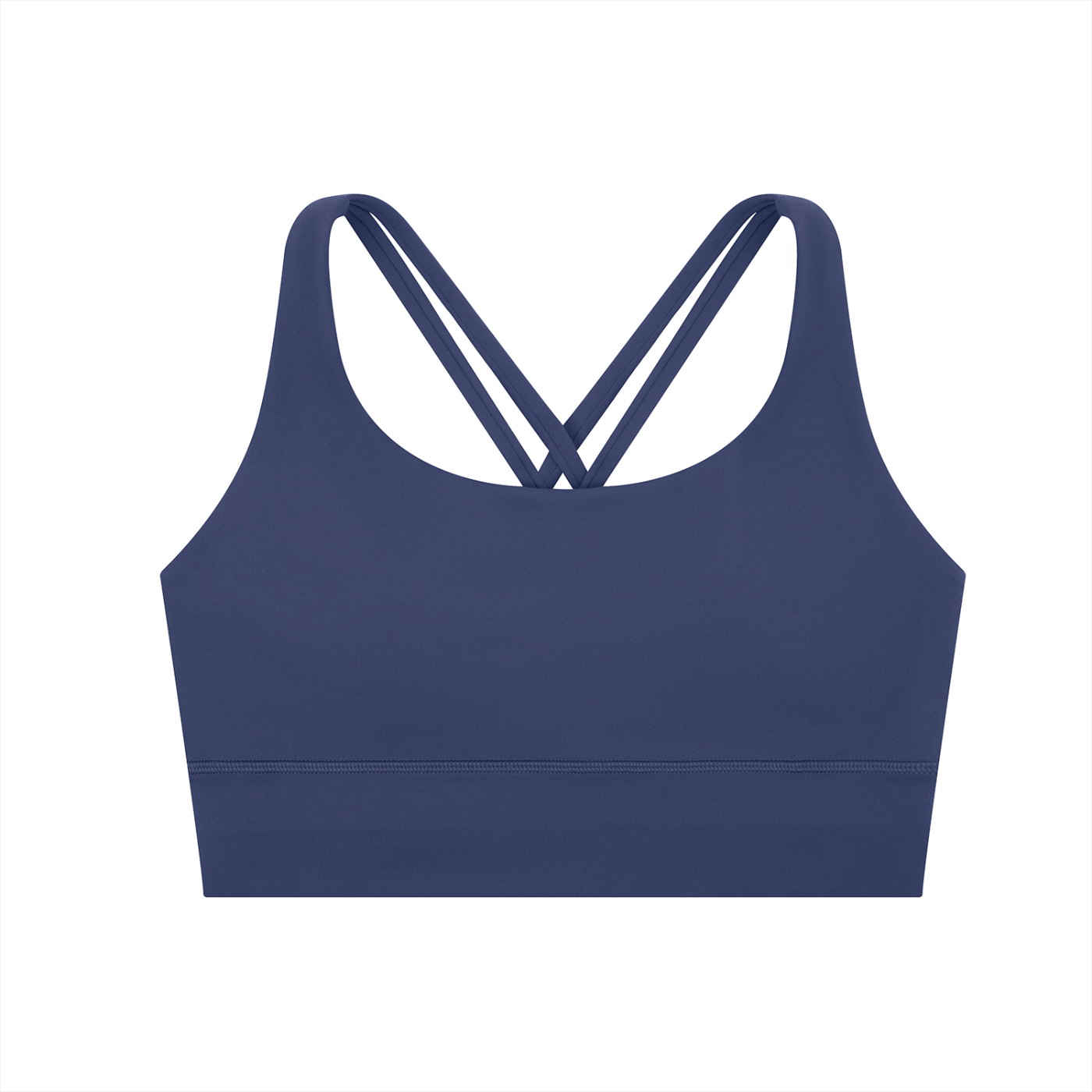 ODMPOD strappy criss-cross sports bra with adjustable straps and supportive design, ideal for active workouts and fitness routines.