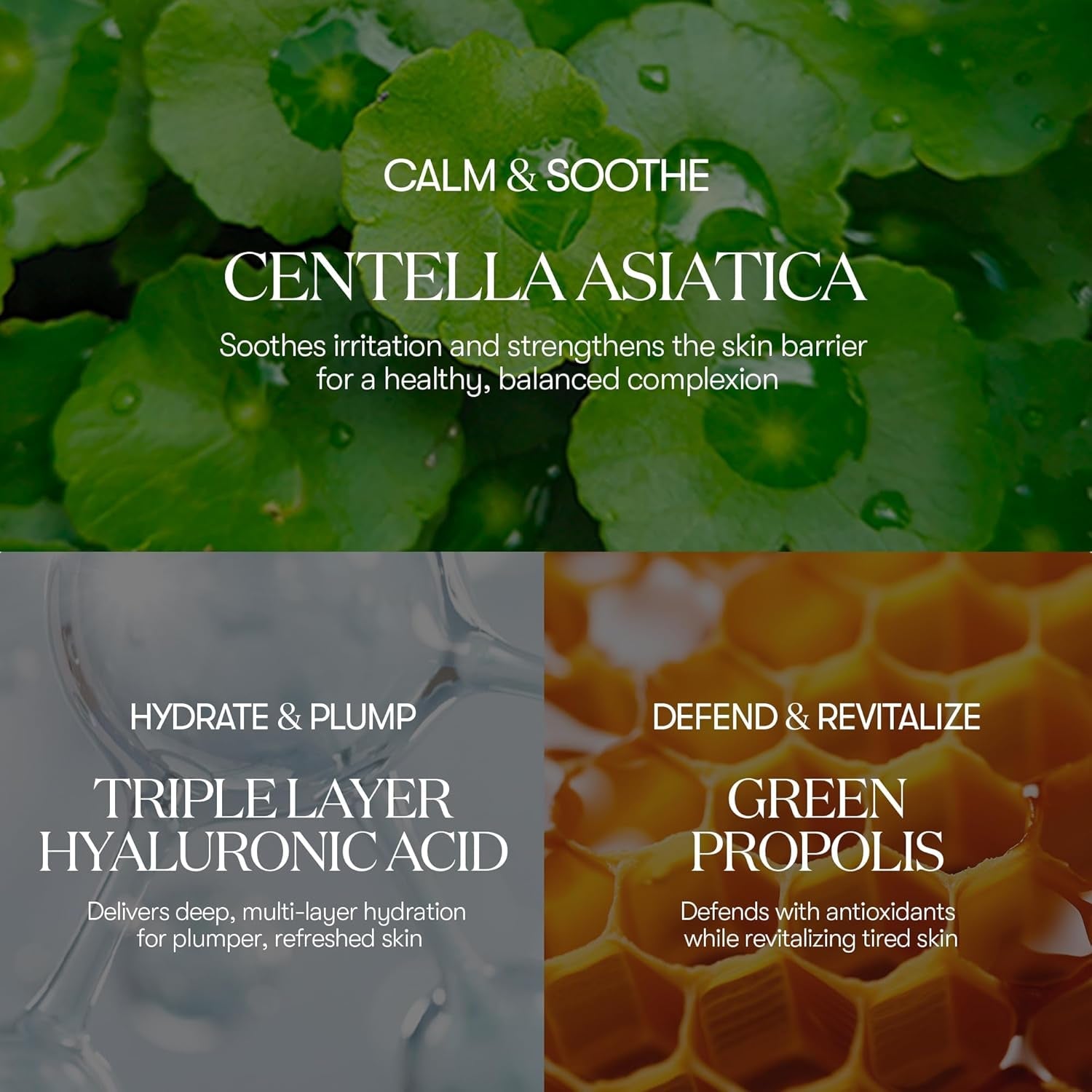 Korean Skin Care CICA Daily Soothing Mask with Centella Asiatica and Hyaluronic Acid, moisturizing and calming facial sheet mask