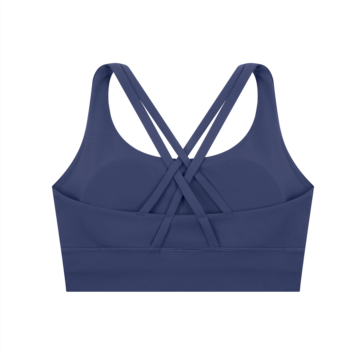 ODMPOD strappy criss-cross sports bra with adjustable straps and supportive design, shown on a neutral background.