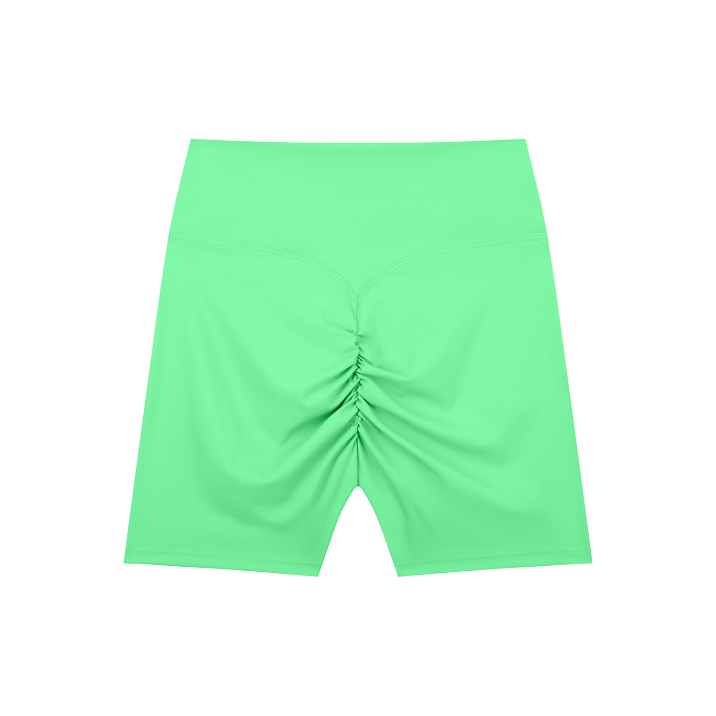 ODMPOD high-waisted blend biker shorts shown on a model, featuring a snug fit and comfortable stretch fabric.