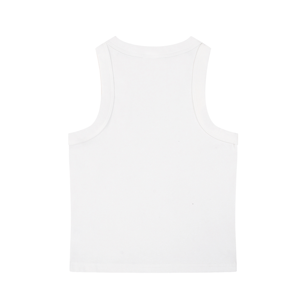 ODMPOD snow washed tank top, lightweight sleeveless shirt with a relaxed fit, displayed on a plain background.