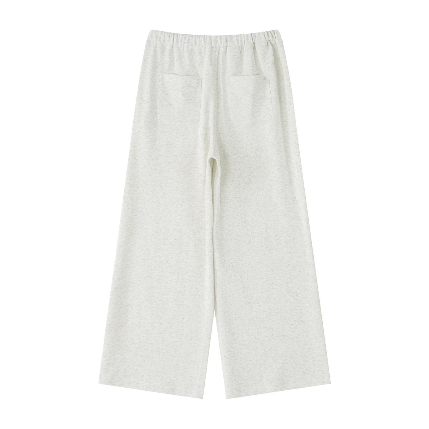 ODMPOD wide leg sweatpants shown in soft fabric with a relaxed fit and elastic waistband, perfect for comfortable casual wear.