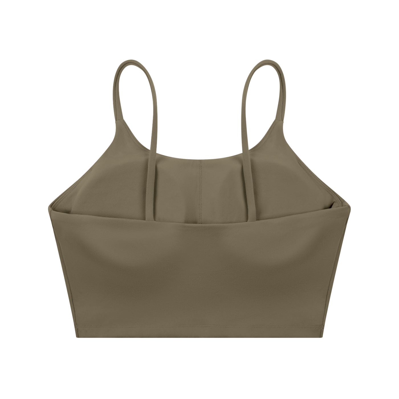 ODMPOD spaghetti strap yoga sports bra with thin straps and supportive design, perfect for active wear and low-impact exercise.