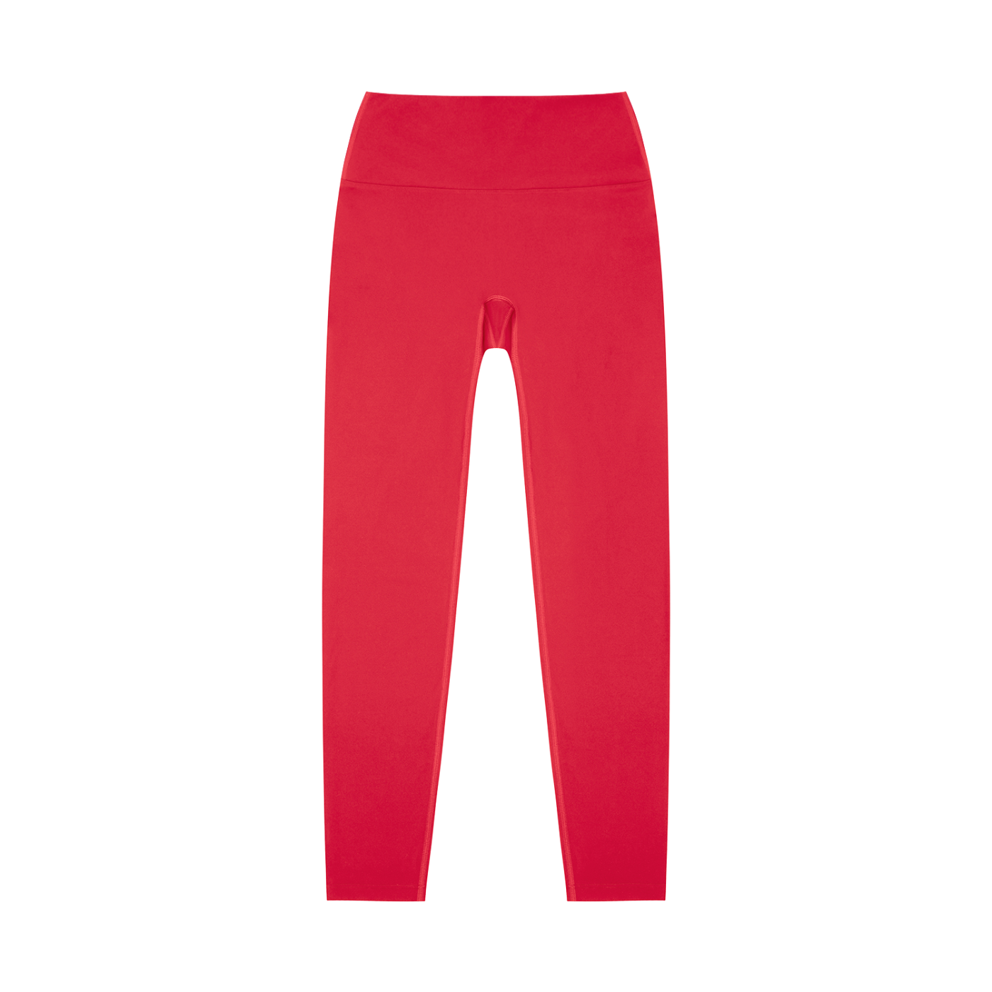 ODMPOD high-waisted yoga leggings shown on a model, featuring a snug fit and stretchy fabric ideal for active workouts.