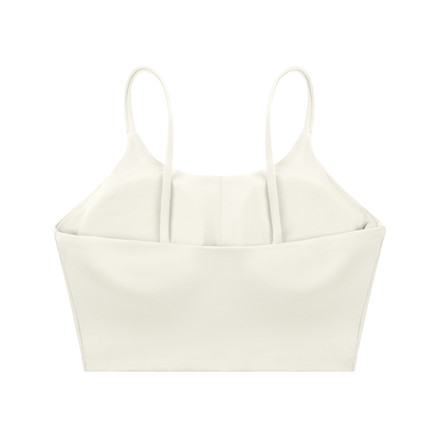 ODMPOD spaghetti strap yoga sports bra with slim straps and supportive fit, ideal for active wear and yoga exercises.