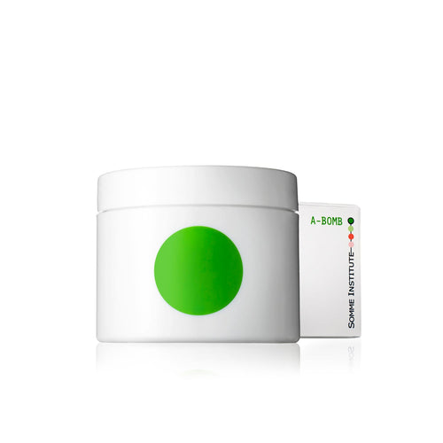 Somme Institute A-Bomb Moisturizing Day Creme in a 2-ounce jar, providing hydration and skin nourishment.