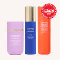 Lion Pose Compound Skinterest skincare set with AHA, barrier repair, and SPF products displayed in a sleek box.