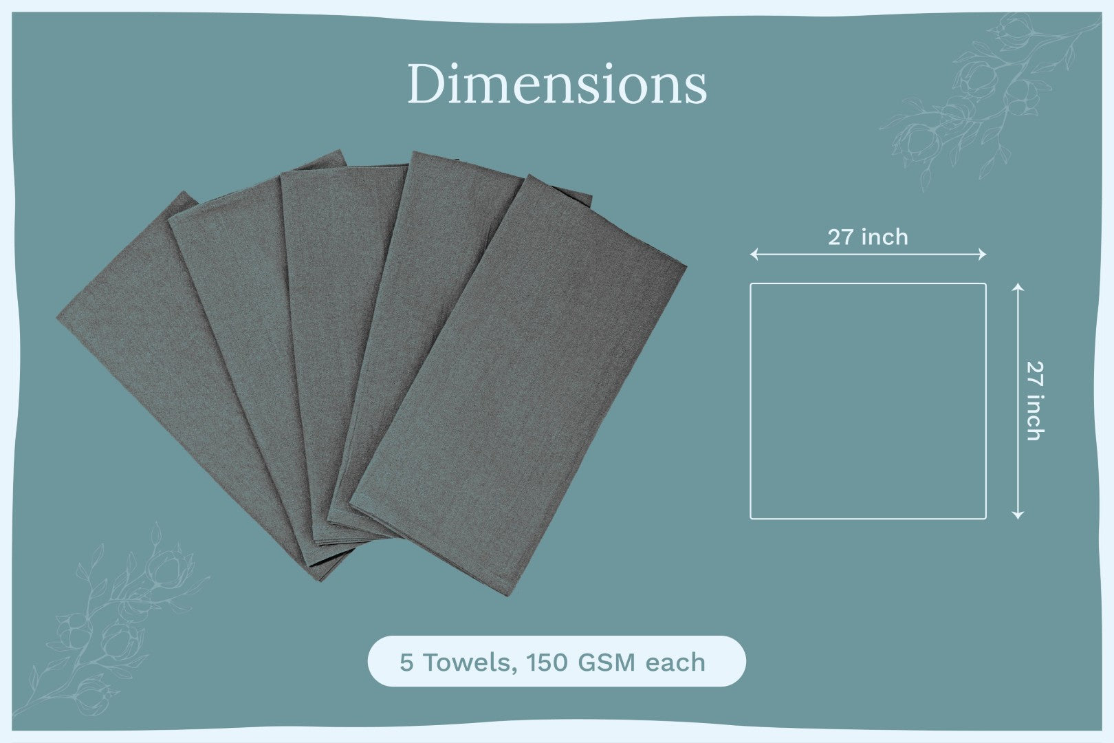 Organic Cotton Mart flour sack kitchen towels with a natural woven texture and simple design, perfect for drying and kitchen use.