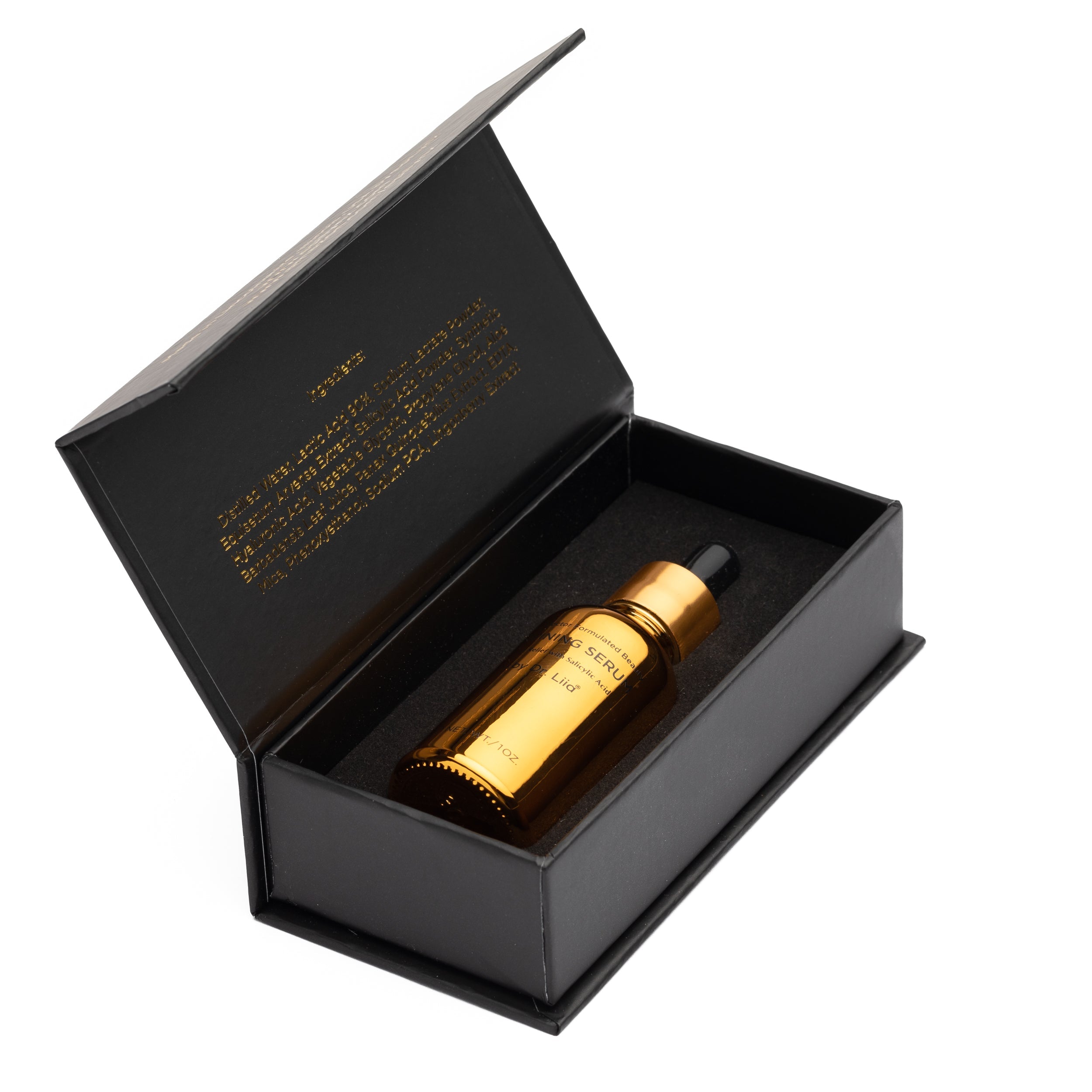 EpiLynx pore refining and brightening skincare set with kojic acid, featuring serum bottles and packaging, vegan and hypoallergenic duo.