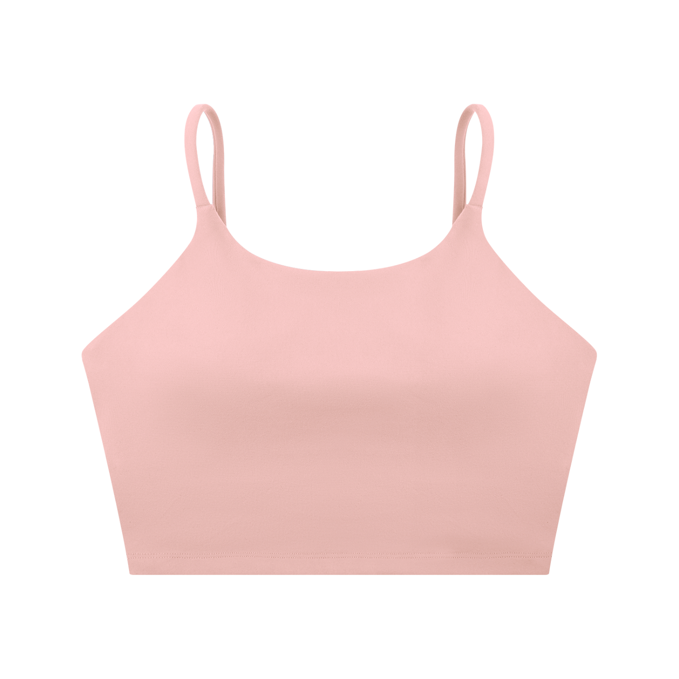ODMPOD spaghetti strap yoga sports bra showing lightweight, stretchy fabric and thin straps for comfortable activewear.