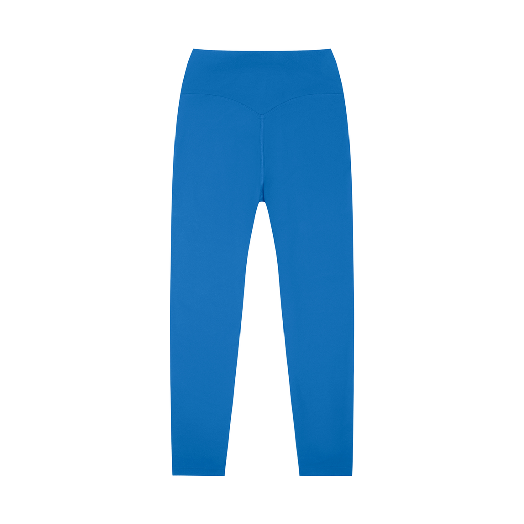 Black high-waisted yoga leggings by ODMPOD, stretchy and form-fitting, suitable for workout and activewear.