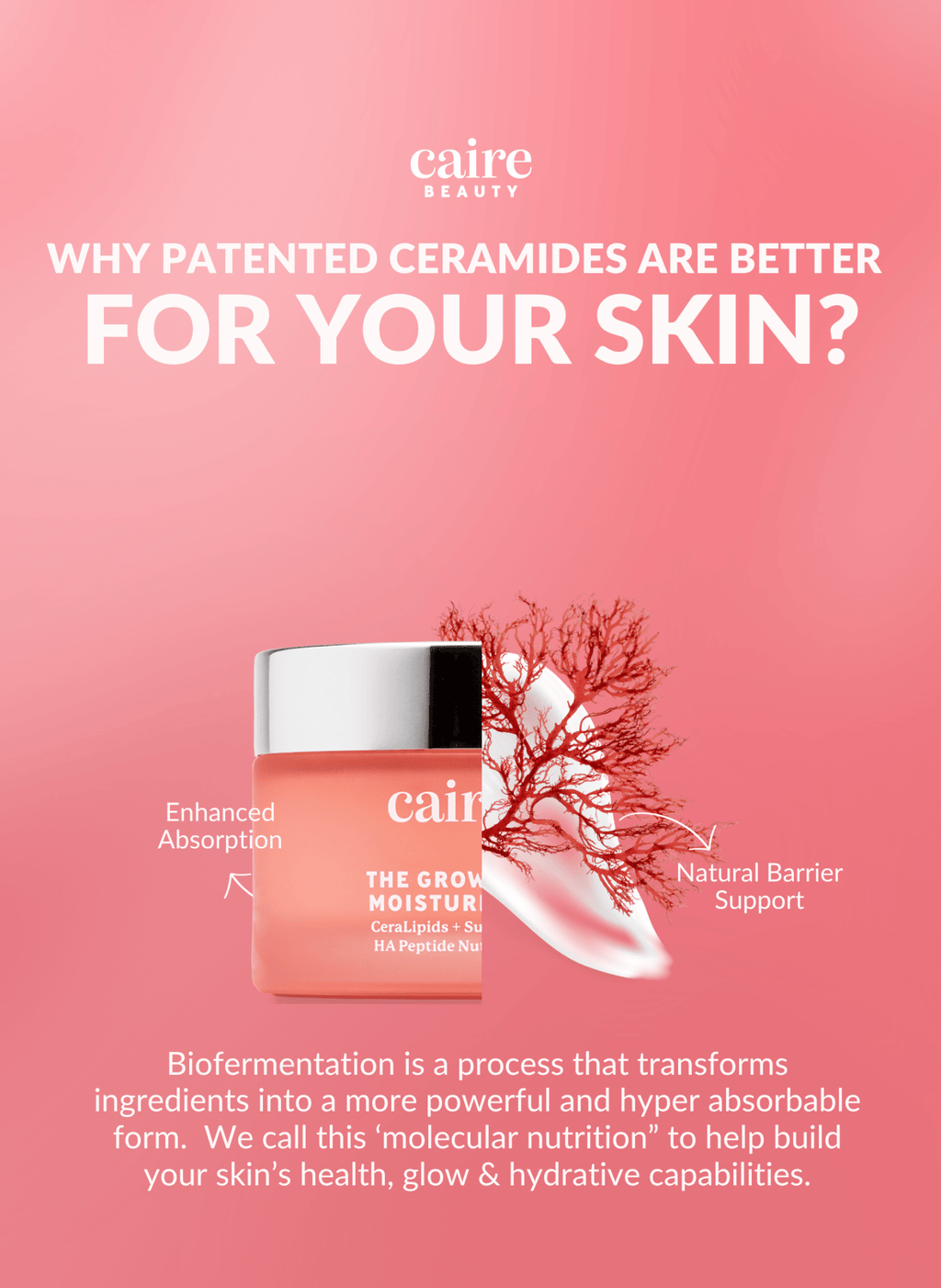 Caire Beauty moisturizer for mature skin, creamy texture with anti-aging ingredients, suitable for nourishing and hydrating aging skin.