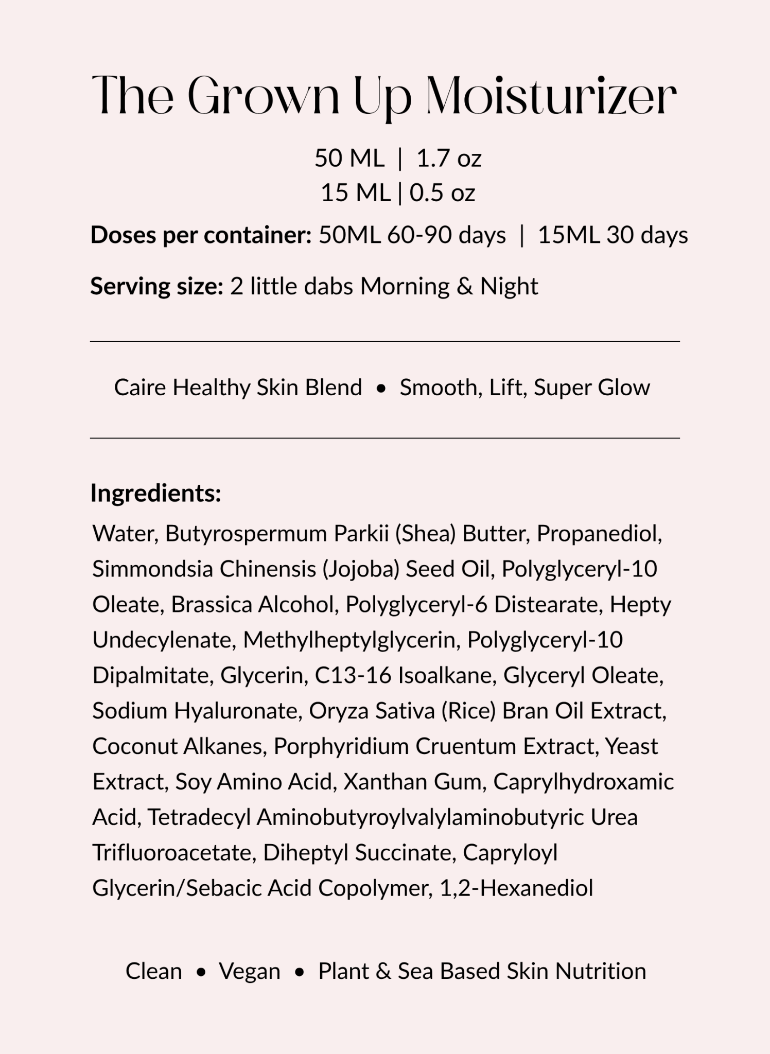 Caire Beauty moisturizer for mature skin, showing a smooth, cream-textured jar on a neutral background for healthy skin hydration.