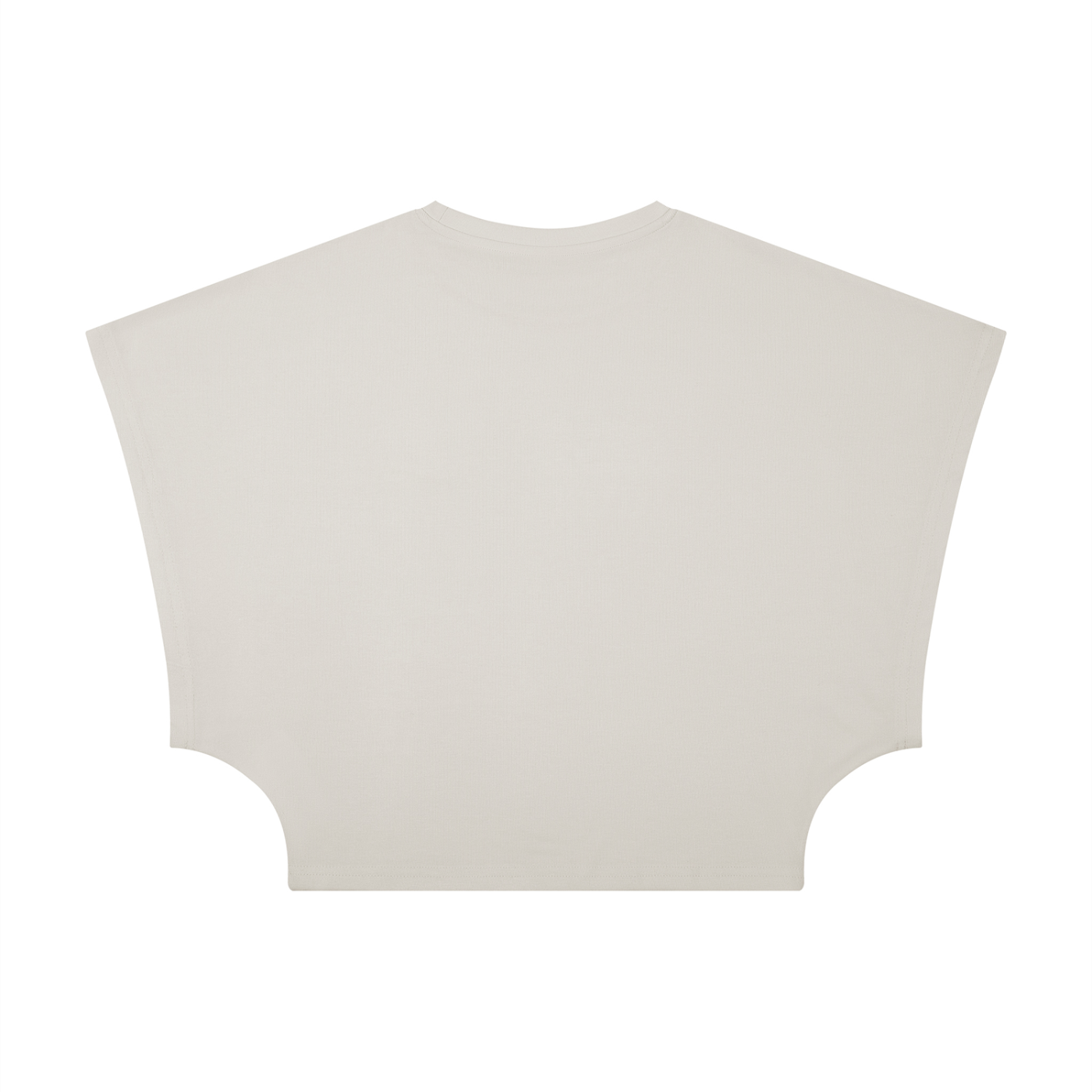ODMPOD cropped dolman T-shirt featuring relaxed fit, short sleeves, and soft fabric, shown in a casual style image.