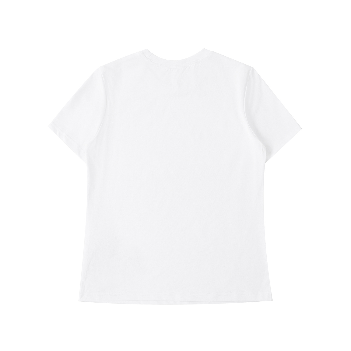 ODMPOD Essential Standard Shoulder T-Shirt in neutral color, featuring a classic fit and simple design on a plain background.