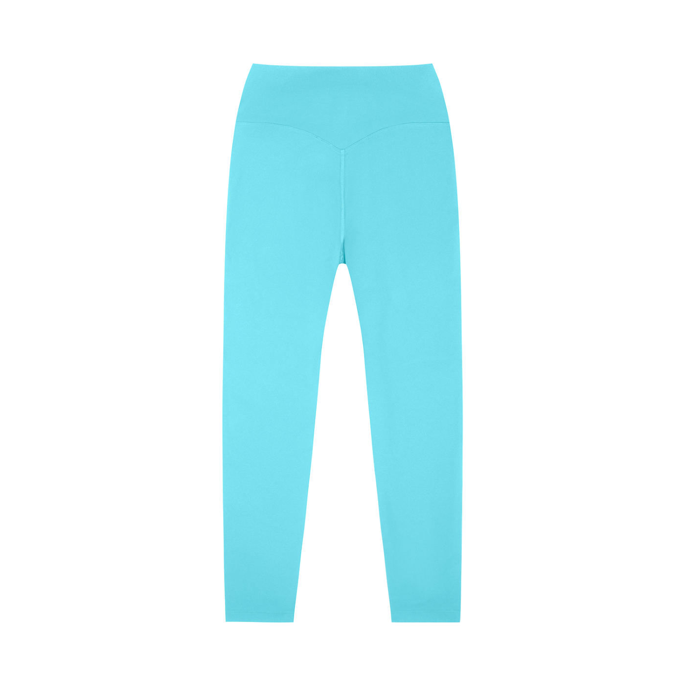 ODMPOD high-waisted yoga leggings in black, stretchy fabric, showing a close-up of the waistband and fitted design.