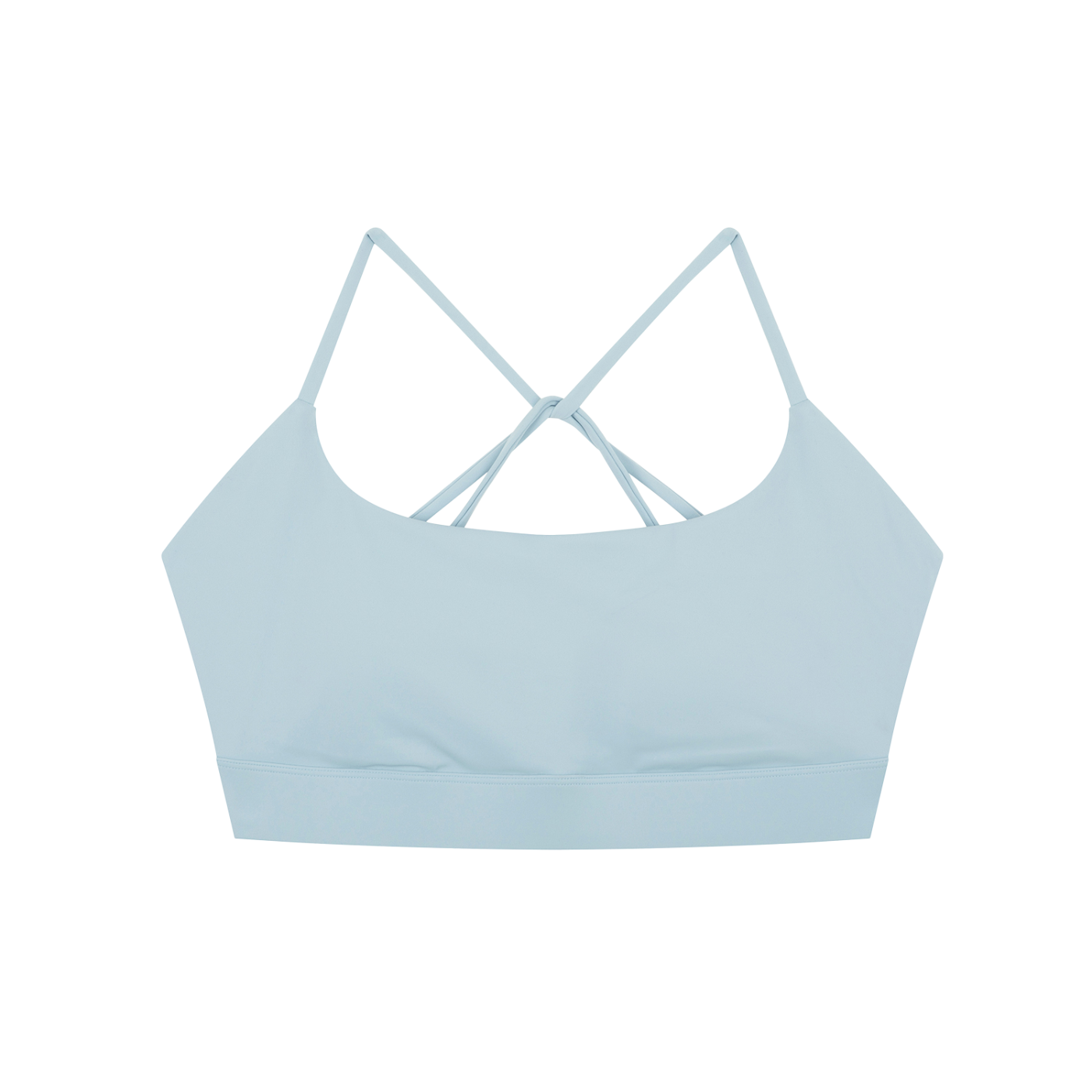 ODMPOD strappy criss cross yoga sports bra with supportive design and adjustable straps for comfortable activewear.