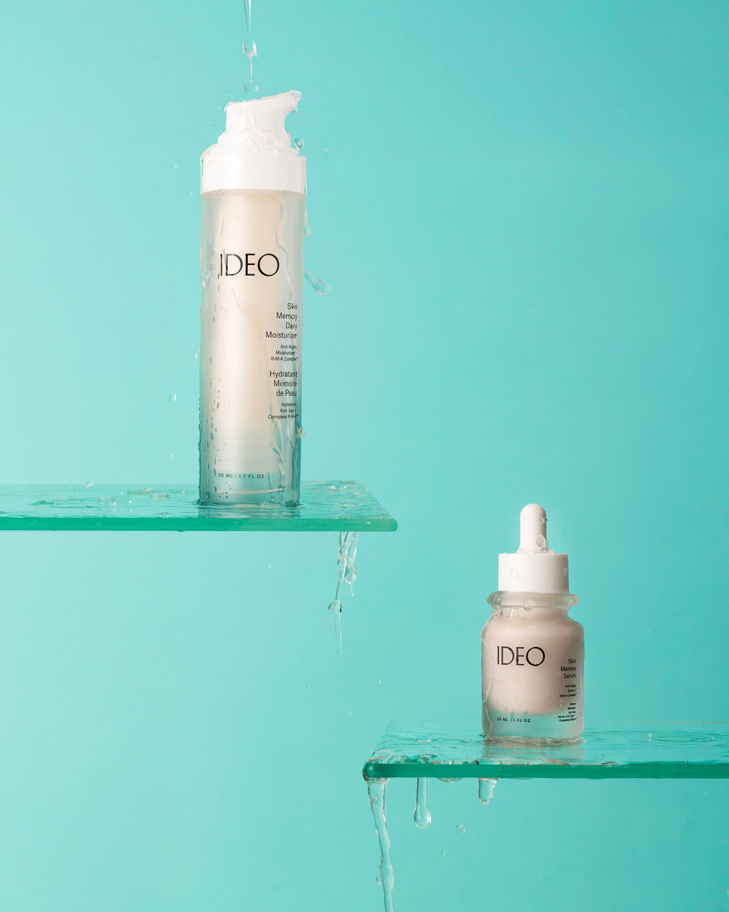 IDEOSkincare Skin Memory Daily Moisturizer in a sleek jar, showcasing its smooth, hydrating formula for daily skincare.