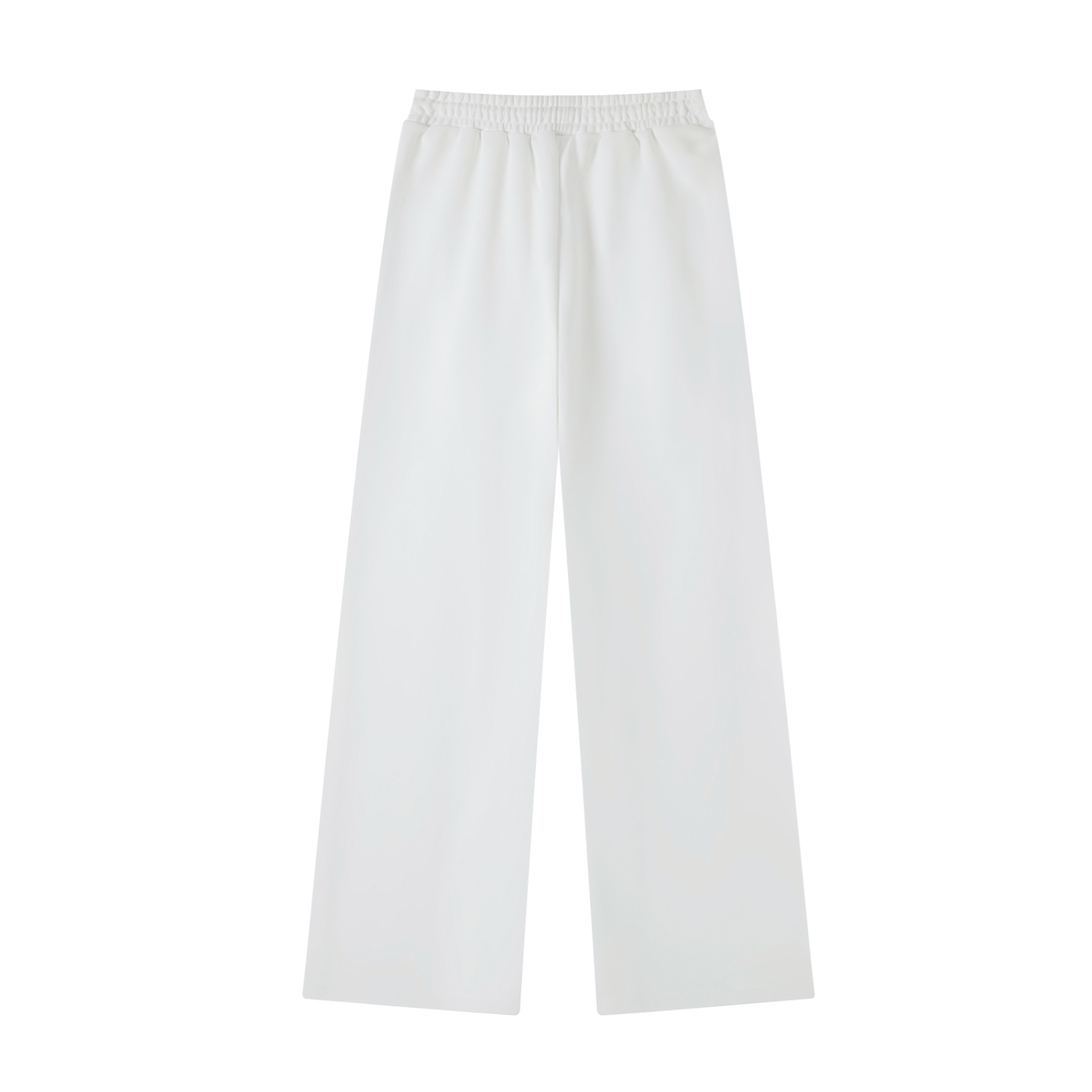 ODMPOD Essential straight-leg sweatpants shown in soft fabric with a relaxed fit and elastic waistband, ideal for casual wear.