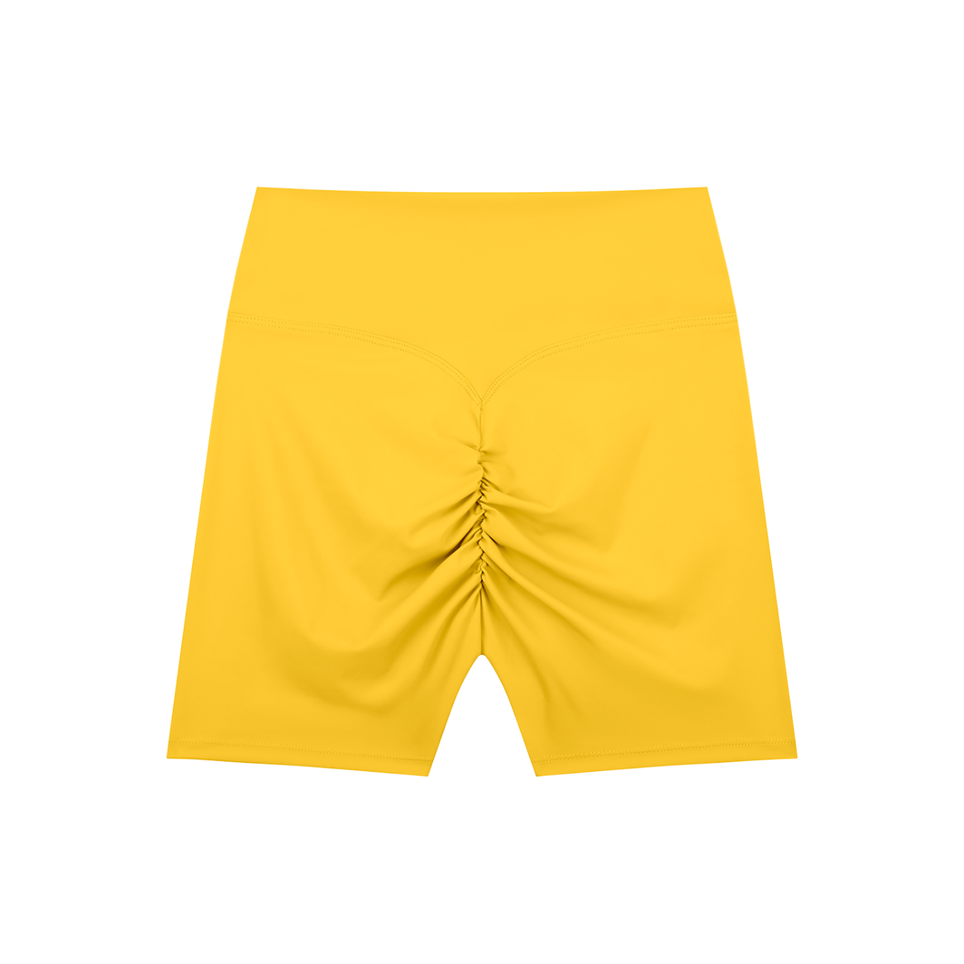 Black high-waisted blend biker shorts from ODMPOD, showcasing a snug fit and stretchy fabric for activewear or casual wear.