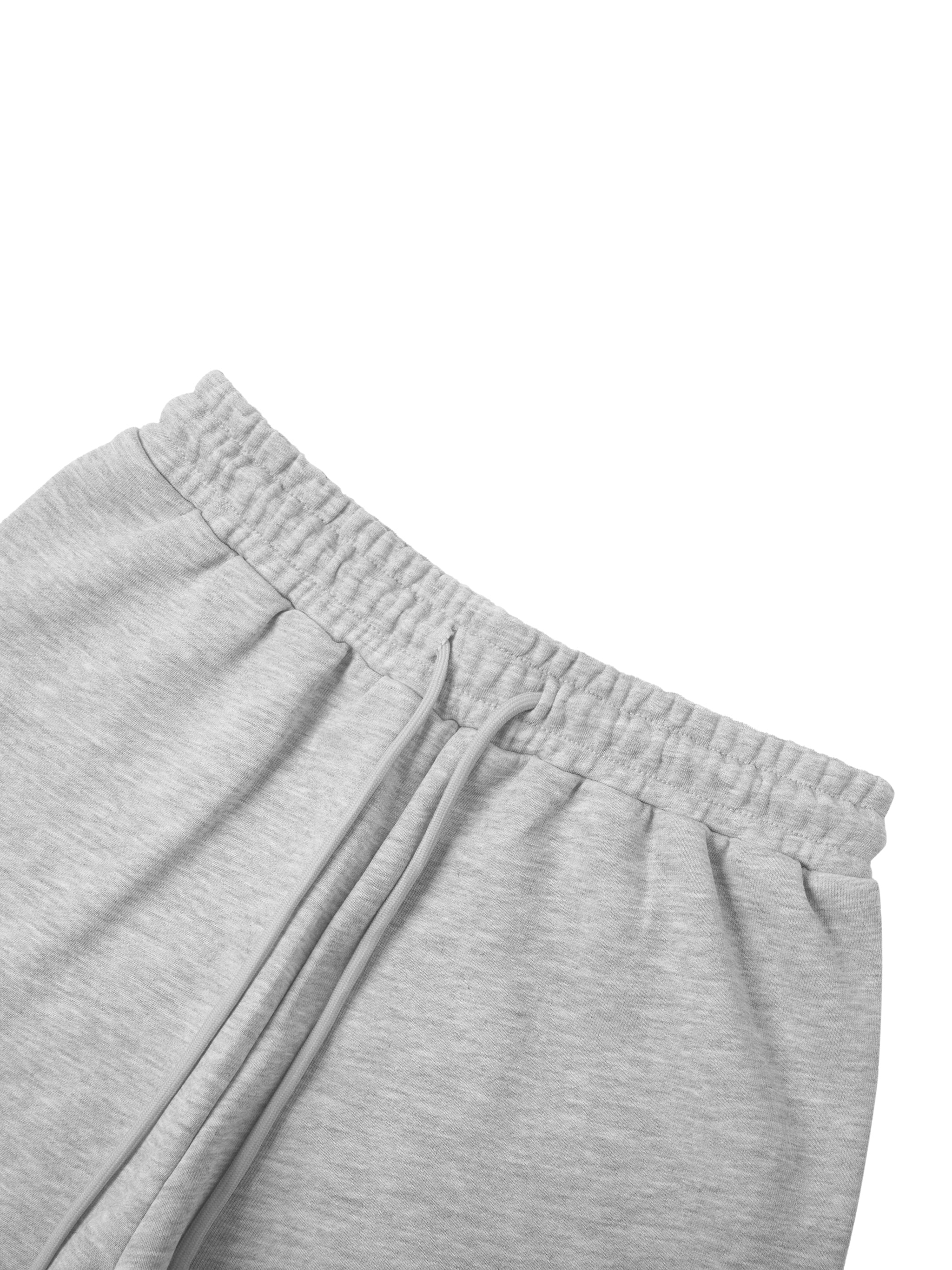 ODMPOD essential straight-leg sweatpants shown in soft, comfortable fabric with a relaxed fit and elastic waistband.