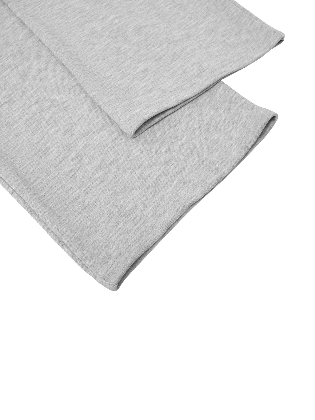 ODMPOD essential straight-leg sweatpants displayed on a hanger in a neutral setting, showcasing their relaxed fit and soft fabric.