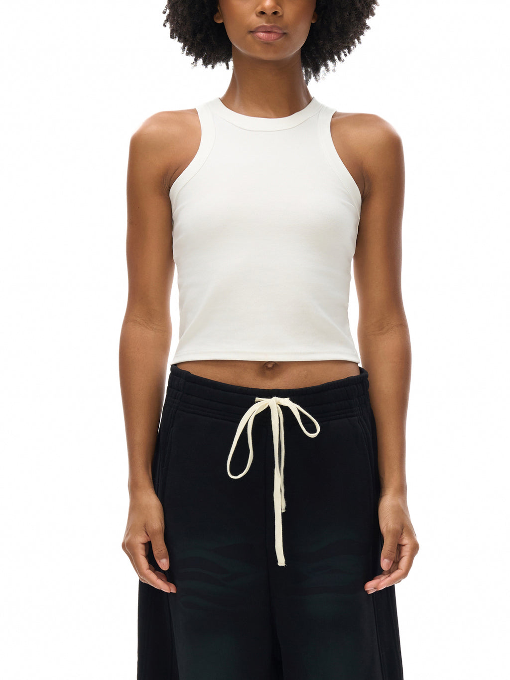 ODMPOD snow washed tank top, lightweight sleeveless shirt with a relaxed fit, displayed on a neutral background.