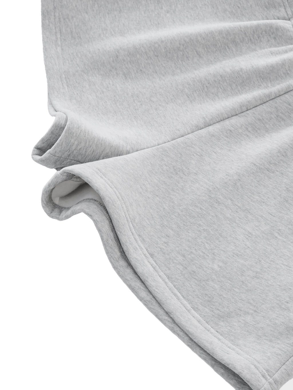 ODMPOD Essential fleece drawstring sweatshorts with elastic waistband and casual fit, ideal for comfortable loungewear.