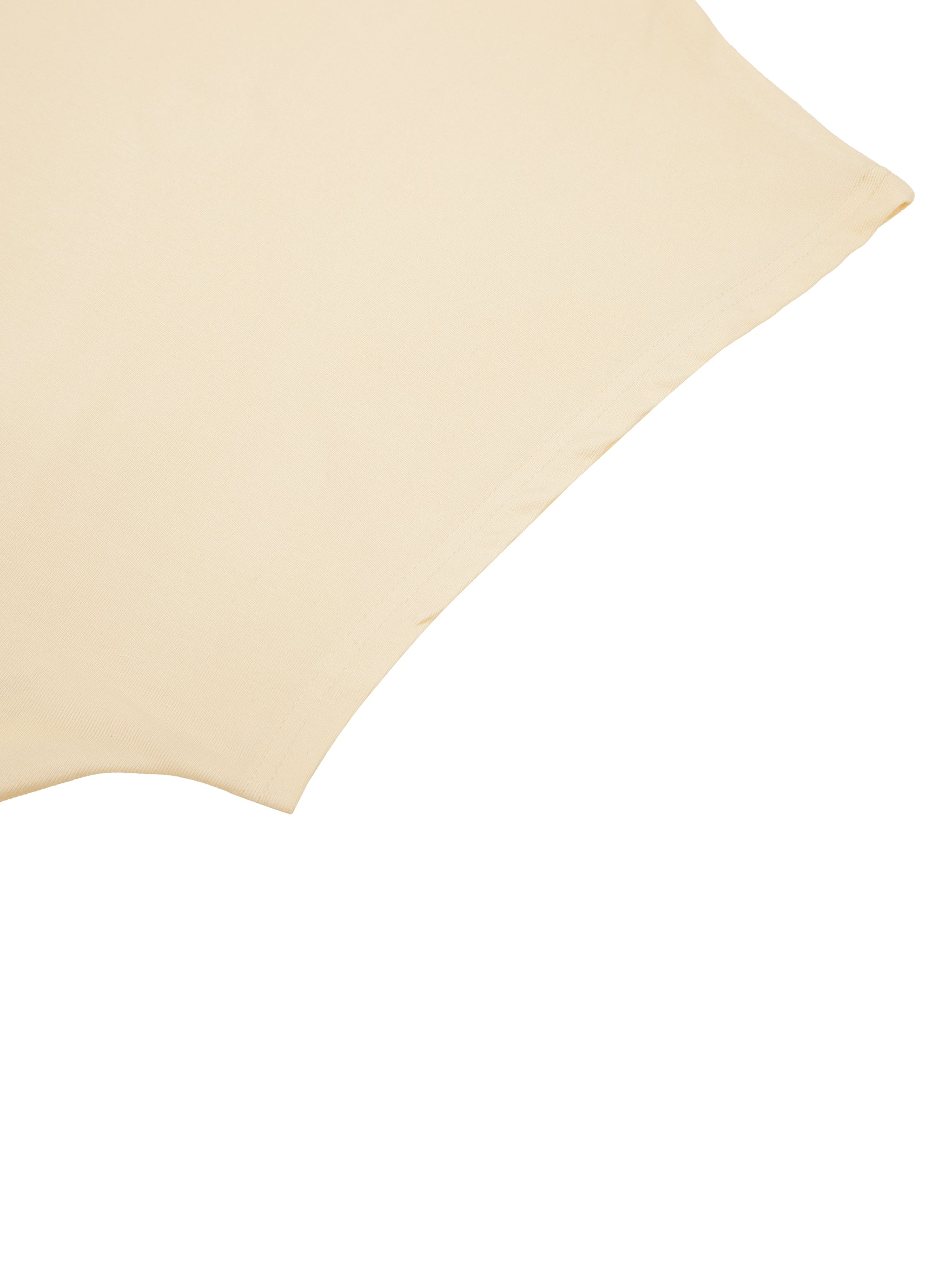 ODMPOD cropped dolman T-shirt displayed in a close-up image, showing soft fabric and relaxed fit style.