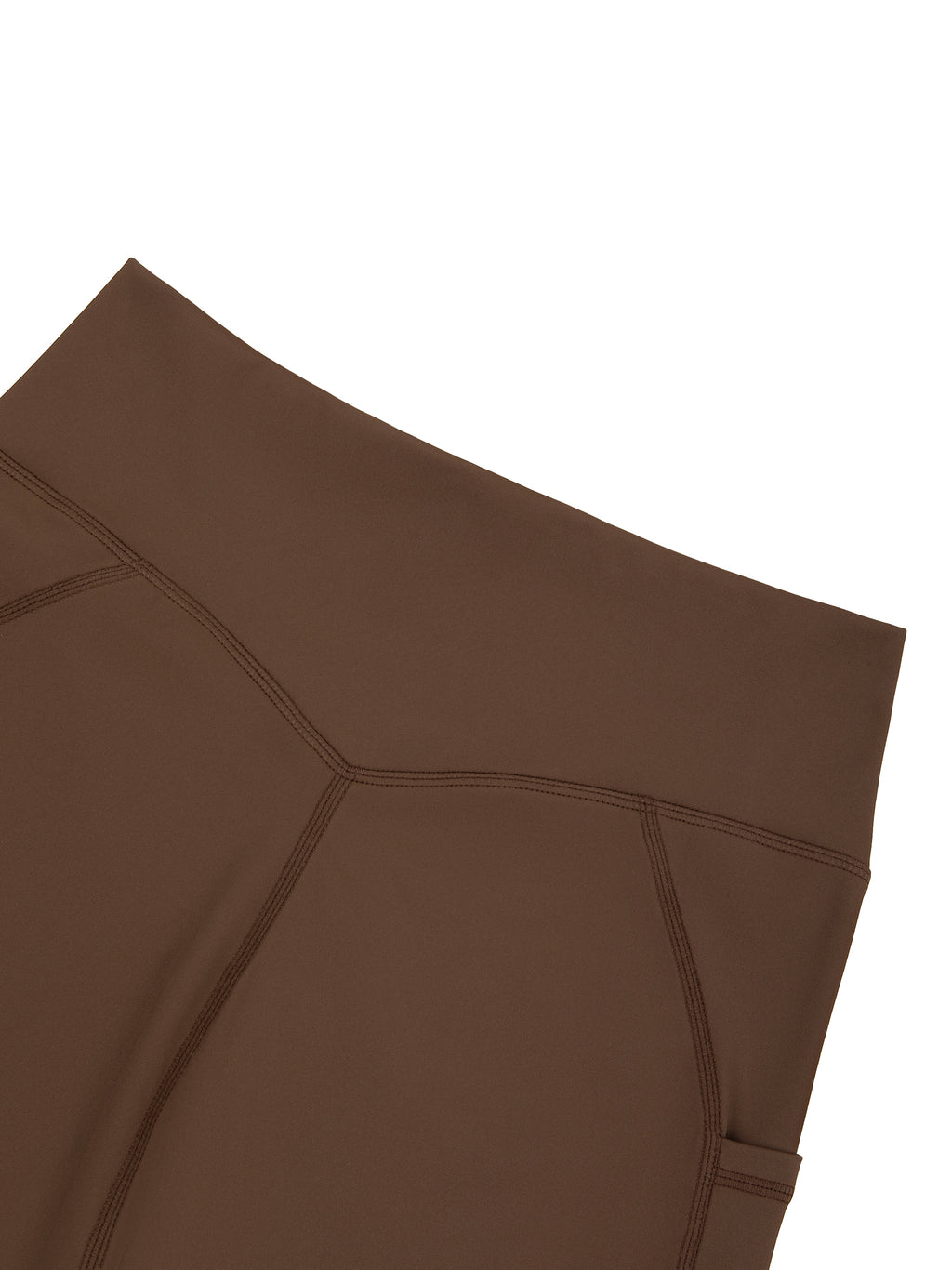 Black high-waisted pocket biker shorts by ODMPOD, featuring a snug fit and utility pockets, perfect for active or casual wear.