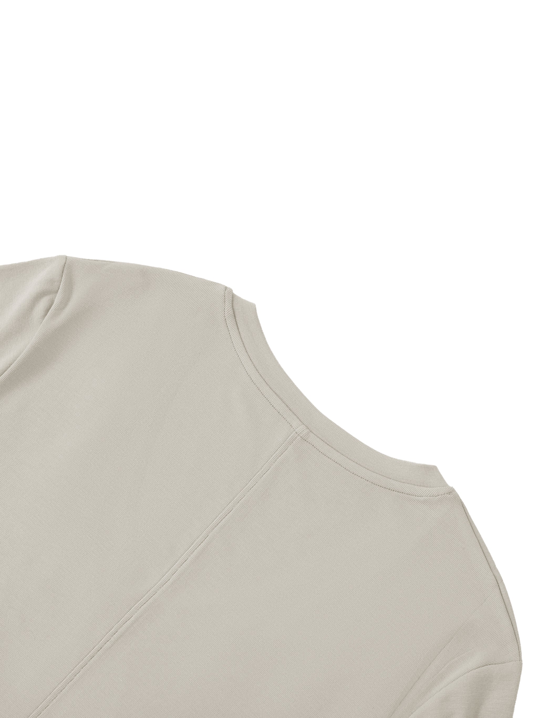 ODMPOD V-neck short sleeve maxi dress displayed on a hanger, featuring a flowing fabric and elegant design.