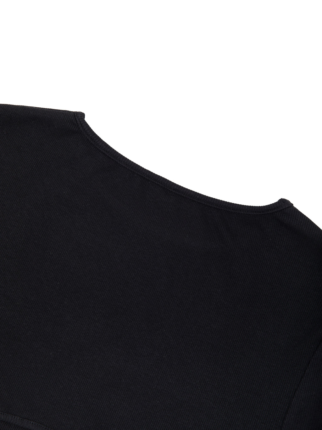 White slim fit boatneck T-shirt from ODMPOD with a classic neckline and casual style, shown on a plain background.